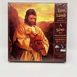 Lost Lamb, SUNSOUT INC, 500 pc Jigsaw Puzzle by Artist: Del Parson, No: 44451